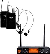 Nady DW-22 Dual Transmitter Digital Wireless Headset Microphone System