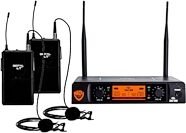Nady DW22LT Dual Transmitter Digital Lavalier Microphone System