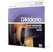 D'Addario 80/20 Bronze Acoustic Guitar Strings