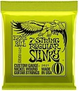 Ernie Ball 2621 7-String Regular Slinky Electric Guitar Strings (10-56)