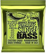 Ernie Ball Regular Slinky Nickel Wound Short Scale Electric Bass Strings