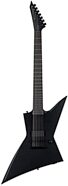 ESP LTD EX-7 Baritone Black Metal Electric Guitar