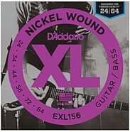 D'Addario EXL156 Nickel Wound Fender Bass VI Strings