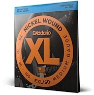 D'Addario EXL160 XL Nickel Wound Bass Strings (Regular, Long)