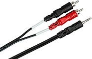 Hosa Stereo 1/8" TRS to Two RCA Cable