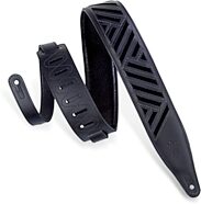 Levy's Deluxe Series Diamond Cut Out Leather Guitar Strap