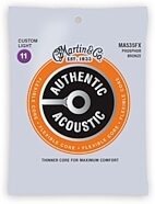 Martin Authentic Acoustic Flexible Core Phosphor Bronze Custom Acoustic Guitar Strings
