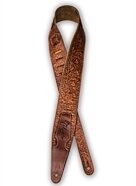 Takamine Tooled Leather Guitar Strap