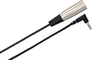 Hosa Right-Angle TRS 1/8" to Male XLR Cable