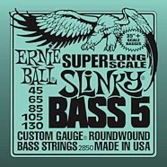 Ernie Ball Super Long Scale Slinky 5-String Nickel Wound Electric Bass Strings