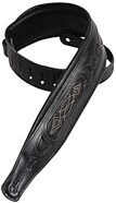 Levy's PM31 Carving Leather Guitar Strap
