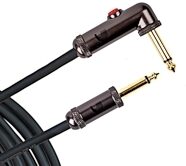 Planet Waves Circuit Breaker Instrument Cable with Latching Cut-Off Switch (with Right Angle)