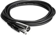 Hosa Male TS 1/4" to XLR Male Unbalanced Interconnect Cable