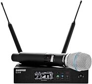 Shure QLXD24/B87A Wireless System with Beta 87a Handheld Microphone Transmitter