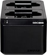 Shure SBC203 Dual Docking Battery Charger for SB903/SLX-D Wireless Systems