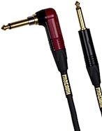 Mogami Gold Instrument Silent R Cable (Straight to Right Angle End)