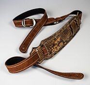 Franklin Vintage Snake Leather Guitar Strap