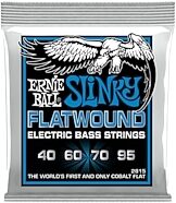 Ernie Ball P02815 Extra Slinky Flatwound Bass Strings (40-95)