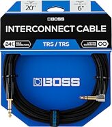 Boss BCC3TRA Connecting Cable TRS/TRSA 3 Feet