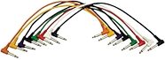 Hot Wires 1/4" TS Patch Cables (8-Pack)