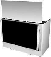 Odyssey DJBOOTHM65 Media DJ Booth with TV Mount and Sneeze Guard