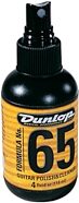 Dunlop Formula Number 65 Pump Polish and Cleaner (4 oz., with 100% Cotton Cloth)