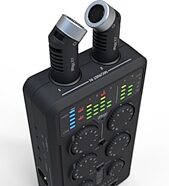 IK Multimedia iRig Pro Quattro I/O Deluxe Audio Interface with X/Y Microphones