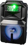 VocoPro Karaoke Thunder 1200 Powered Party PA Speaker (with Lights)