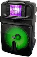 VocoPro Karaoke Thunder 1500 Powered Party PA Speaker (with Lights)