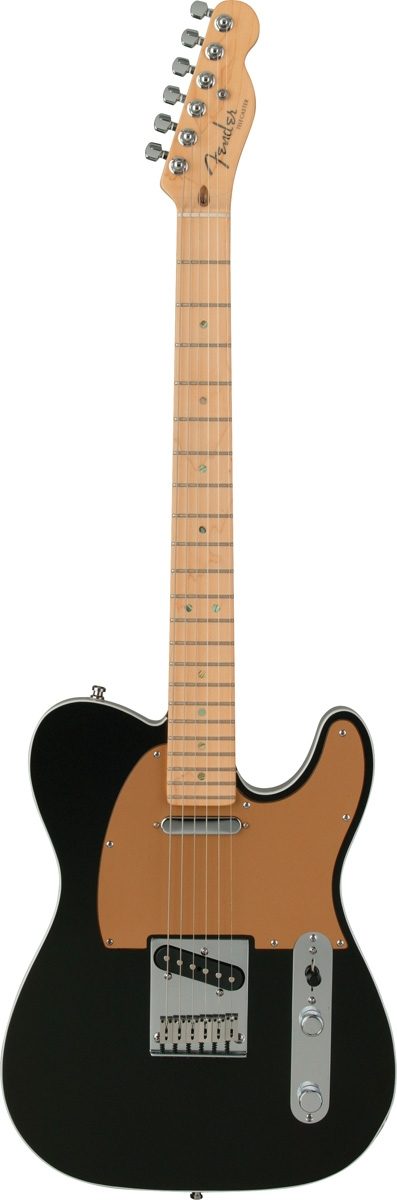 fender american deluxe telecaster montego black