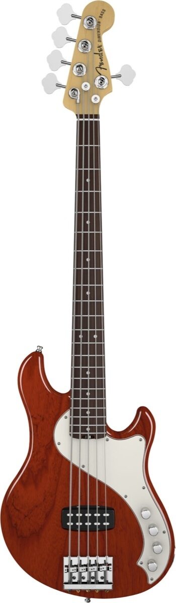 Fender American Deluxe Dimension V Electric Bass Rosewood