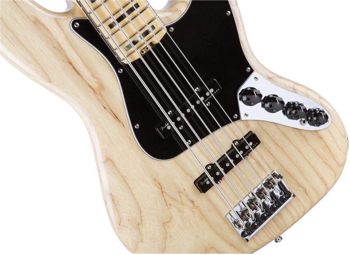 Fender American Elite V Jazz Bass 5 String Maple With Case