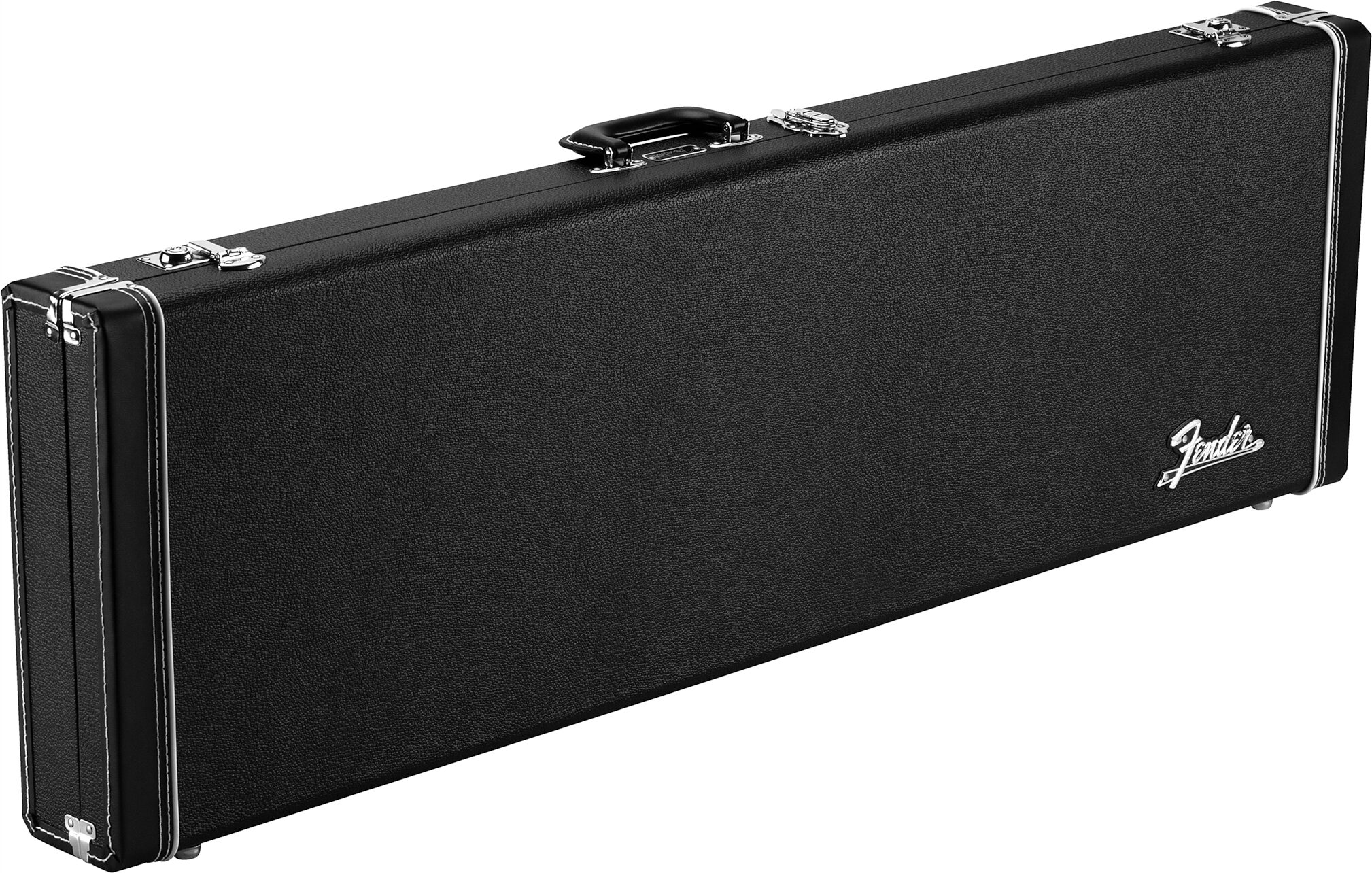 CRW620PBBK Crossrock Wood Case fits Right-Hand Precision Bass Style Guitars-Black 