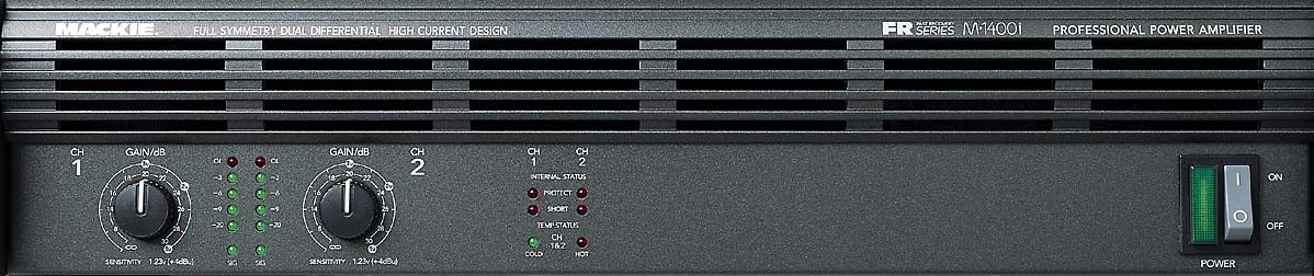 mackie amplifier series fr m1400