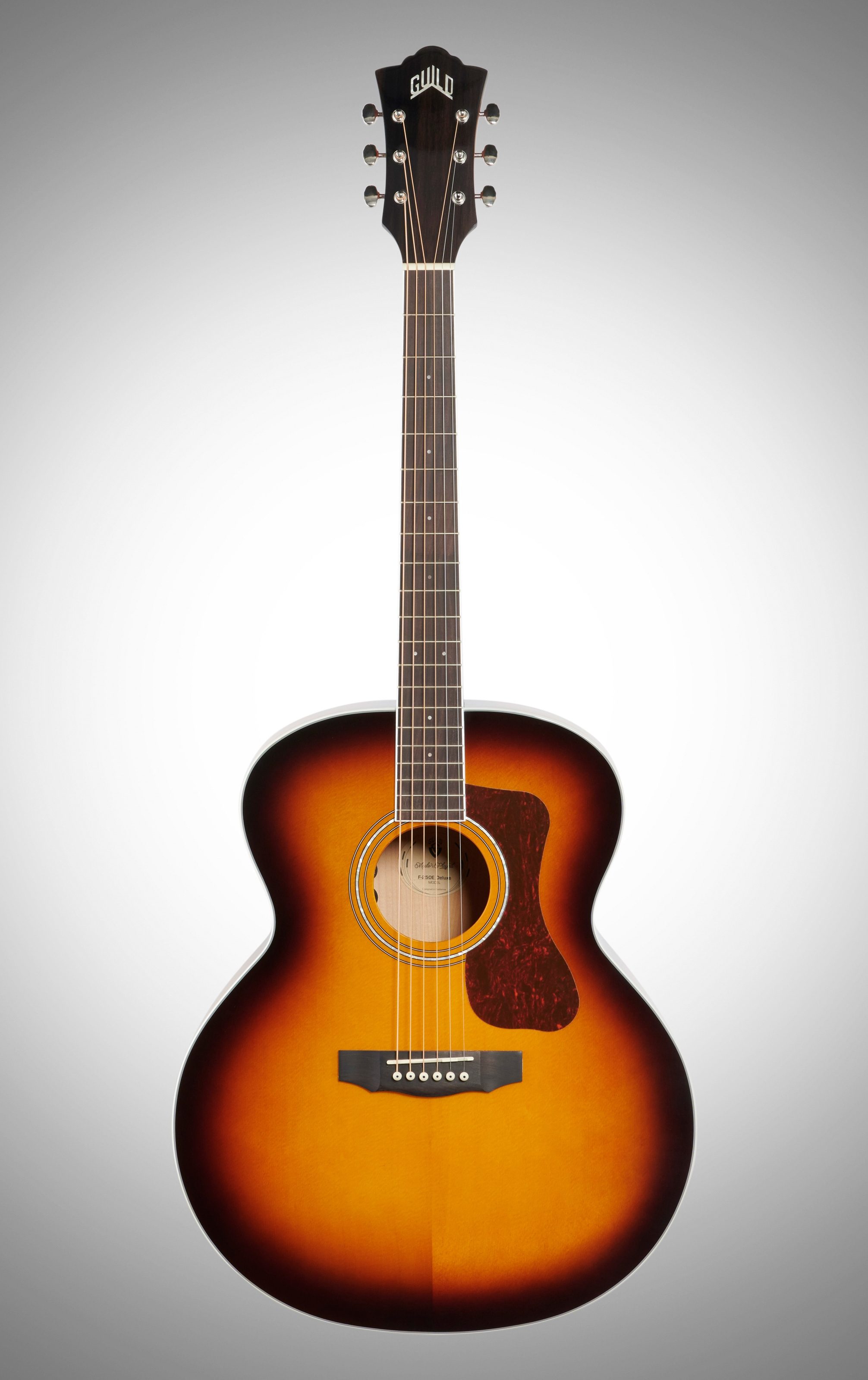 Guild F-250E Deluxe Jumbo Acoustic-Electric Guitar | ZZounds