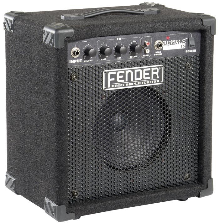Fender Rumble 15 Bass Combo Amplifier (15 Watts, 1x8 in.)