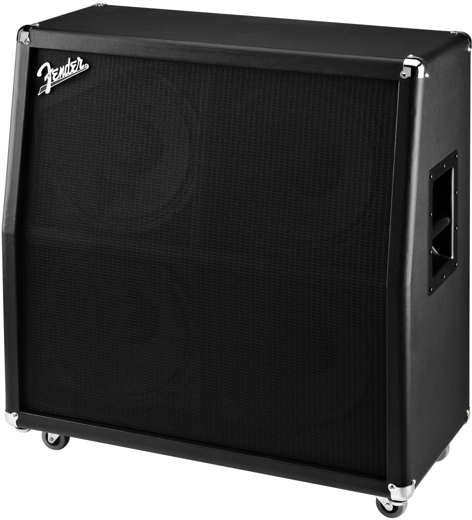 Fender Fm412sl Angled Guitar Speaker Cabinet 100 Watts 4x12 In
