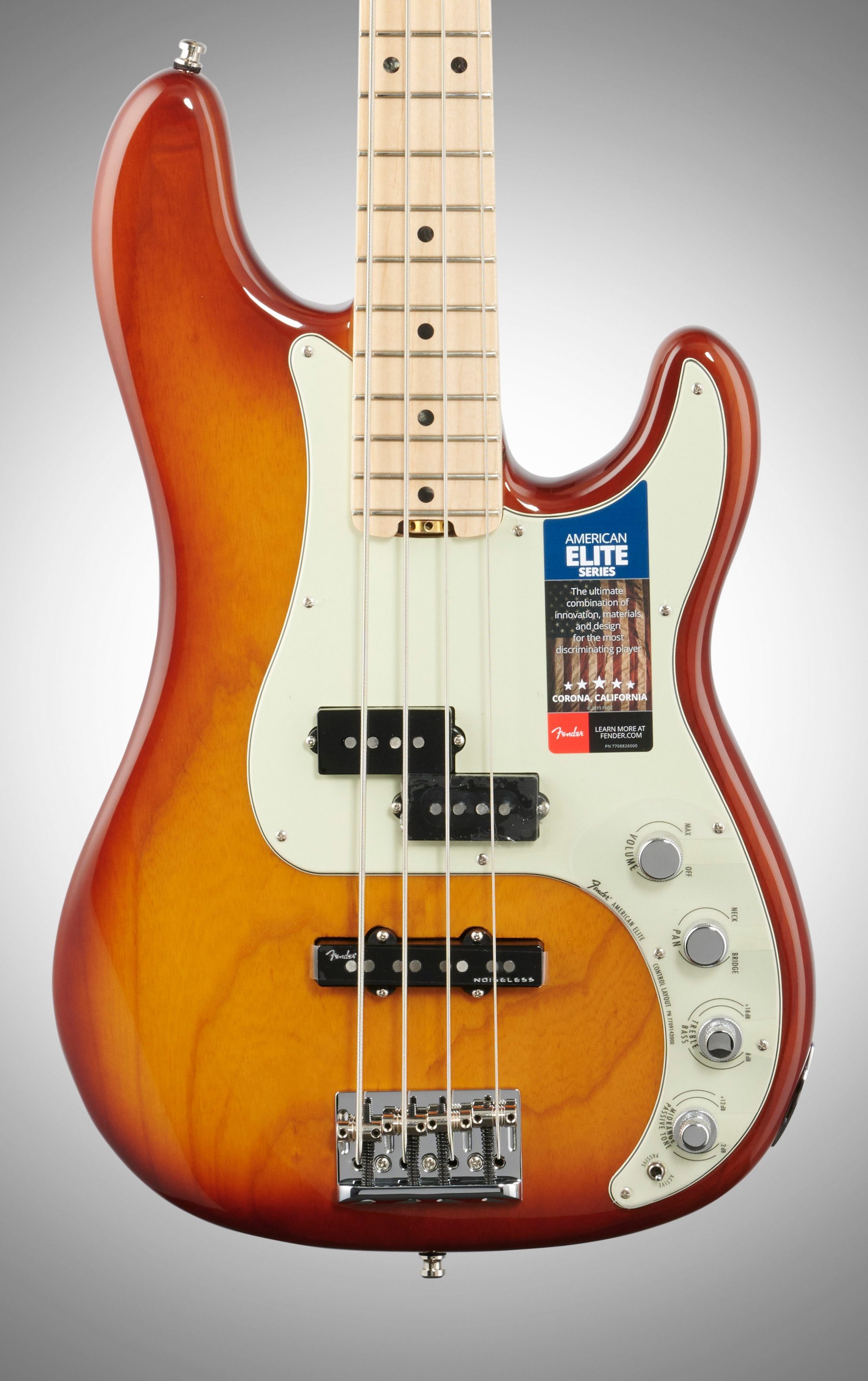 Fender American Elite Precision Electric Bass Zzounds