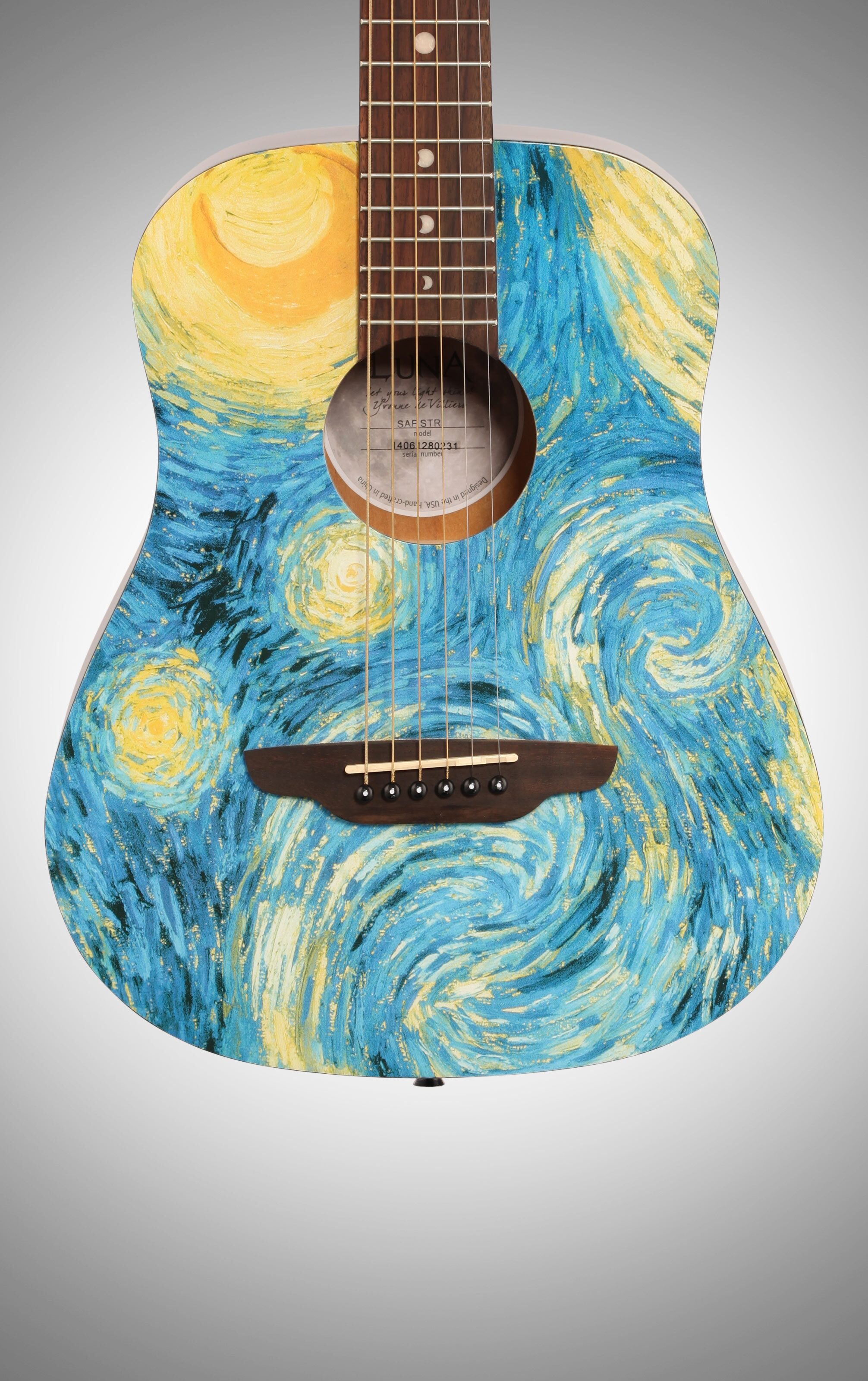 luna safari starry night travel guitar