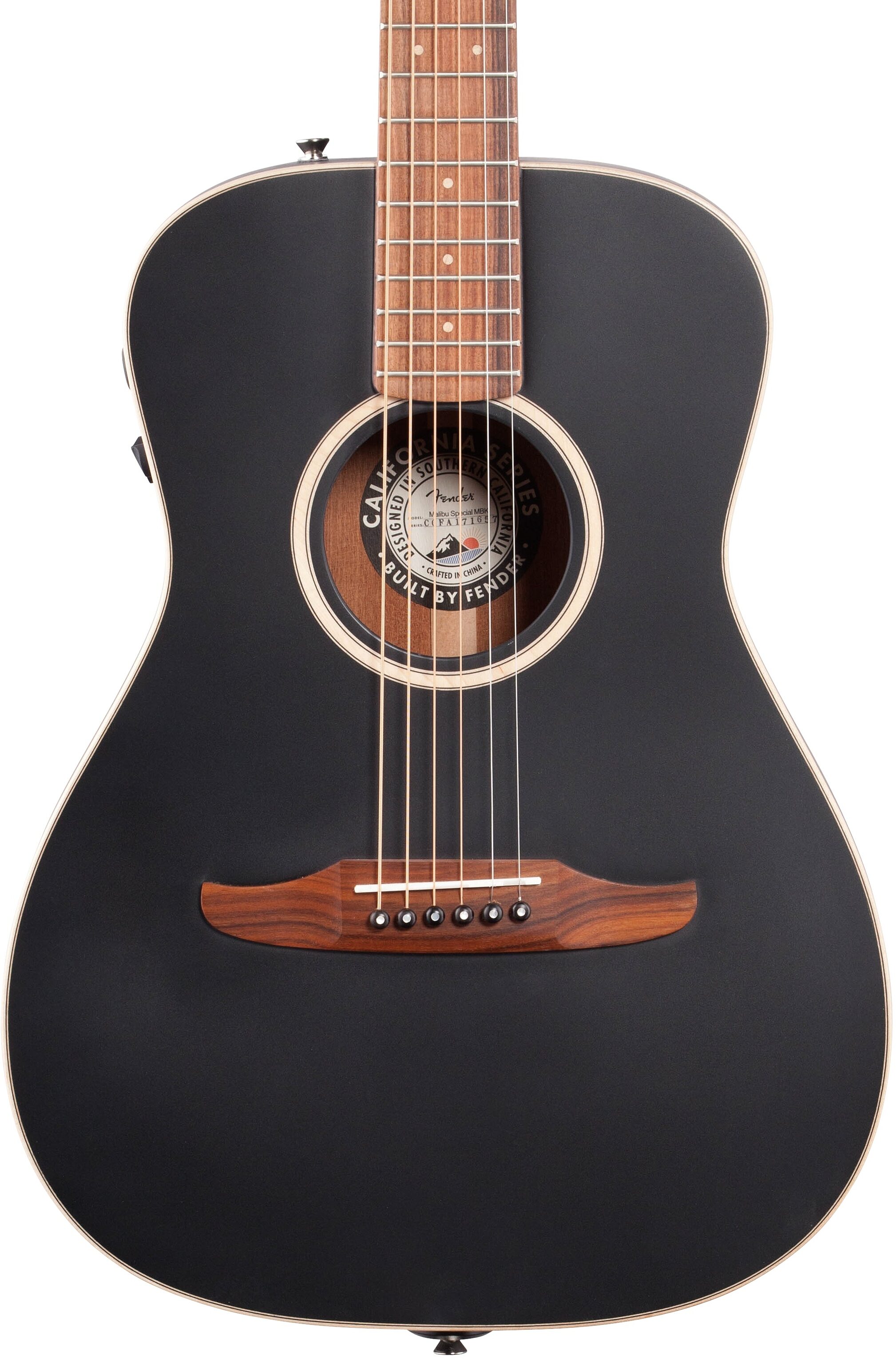 Fender Malibu Special Small Acoustic-Electric Guitar (with Gig Bag ...