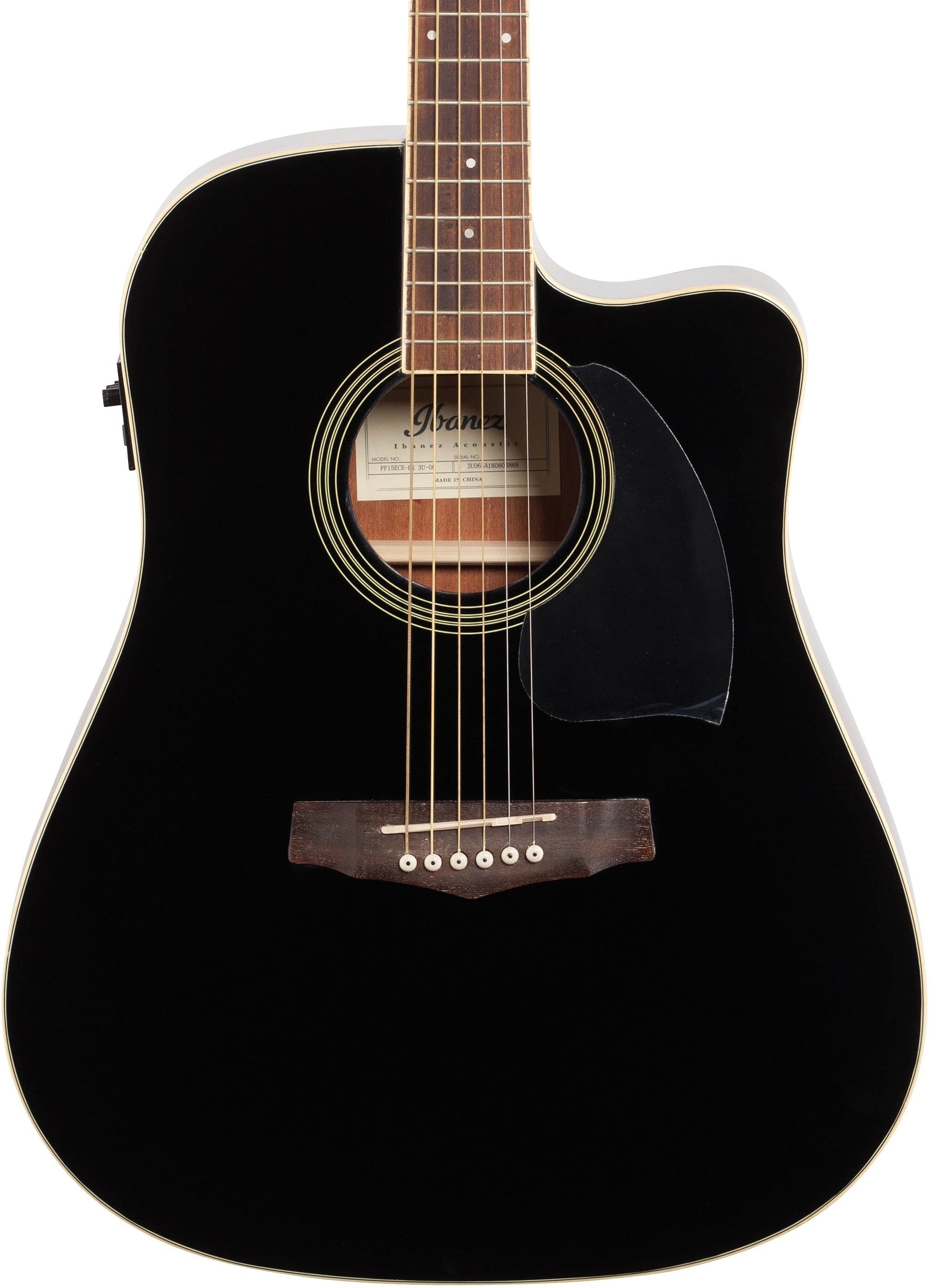 Ibanez Pf15ece Dreadnought Acoustic Electric Guitar Zzounds 