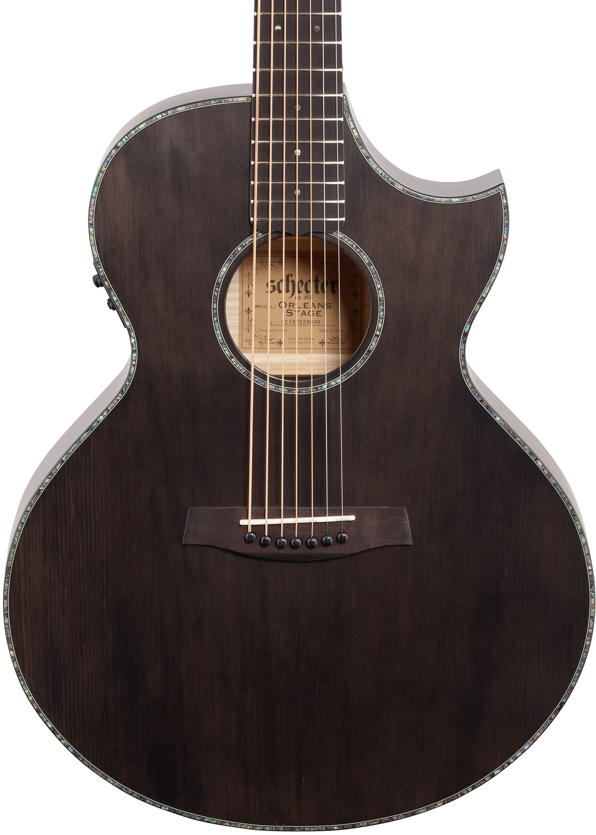 schecter acoustic 7 string