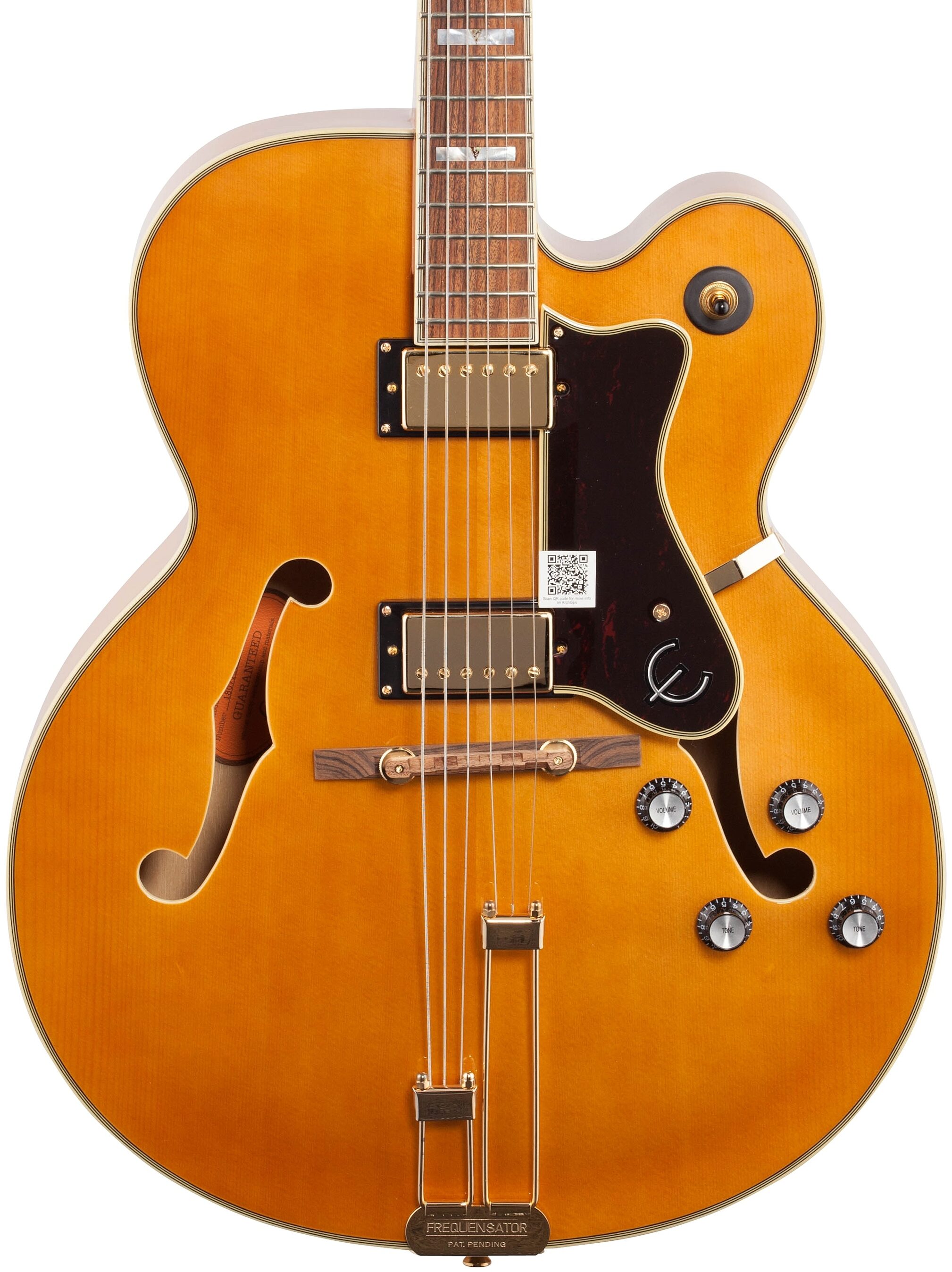 epiphone broadway hollowbody electric guitar