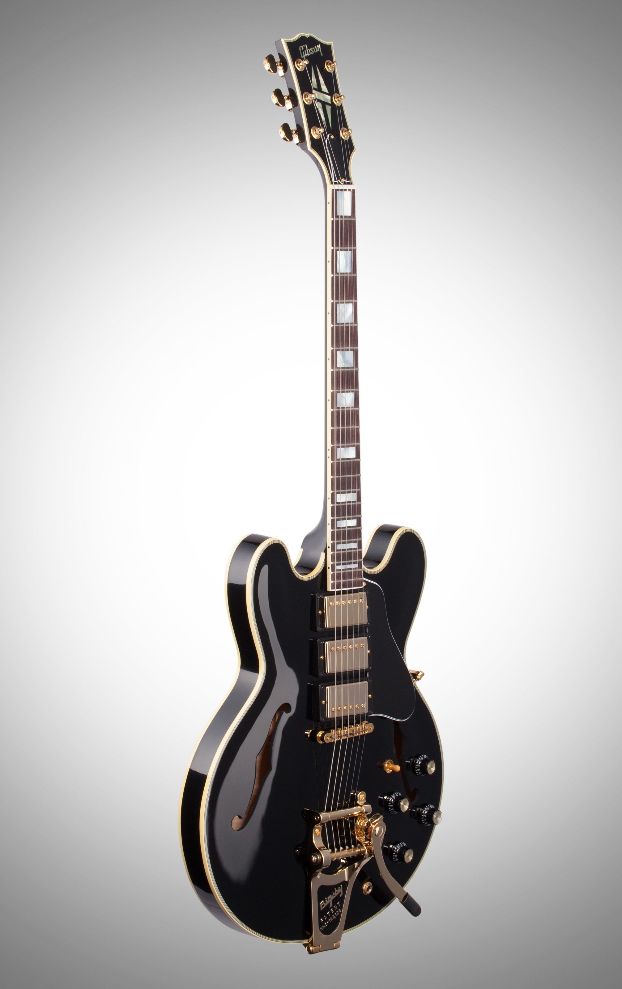 Gibson 2019 ES-355 Black Beauty Bigsby Semi-Hollowbody  