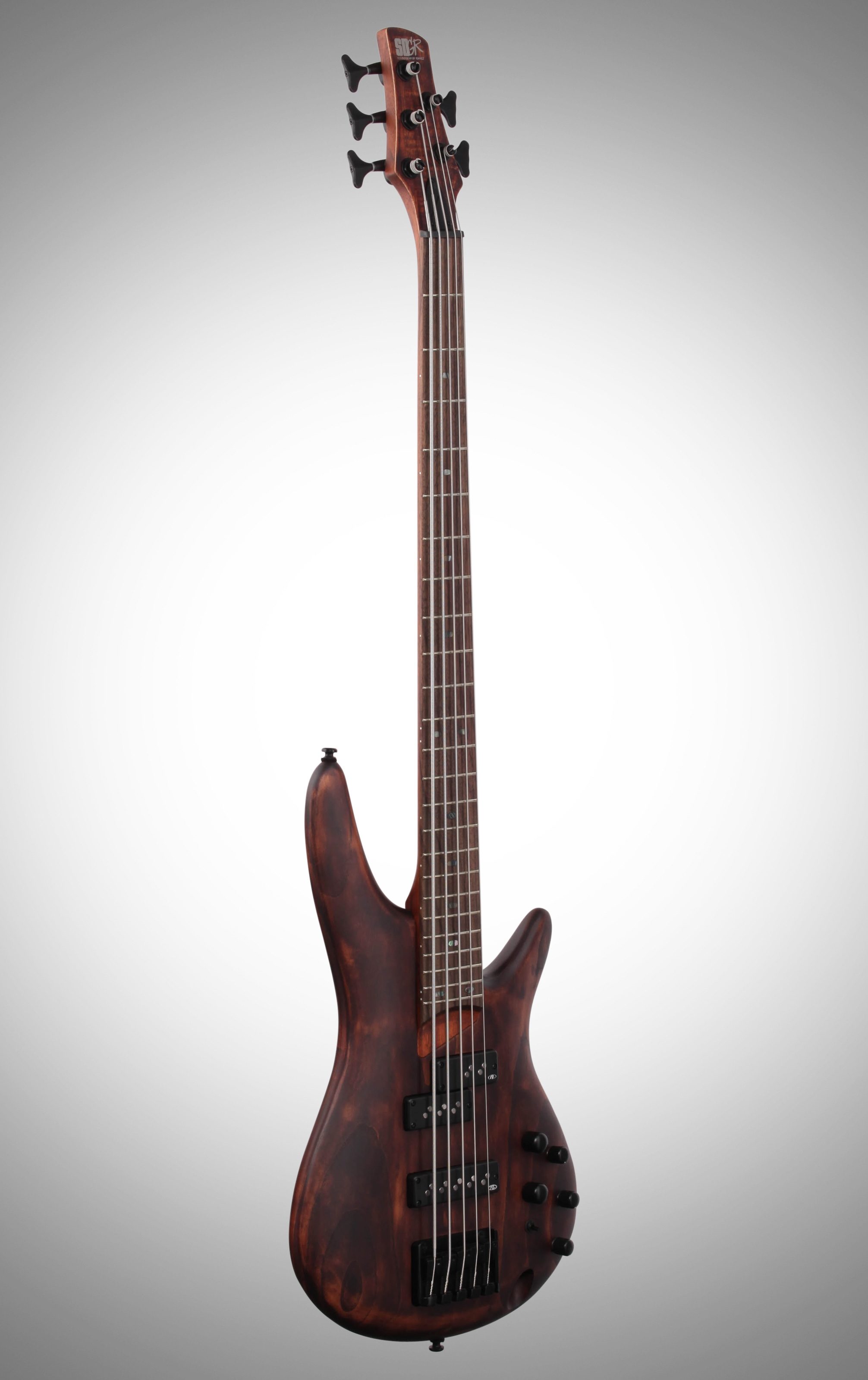 Ibanez SR655 Electric Bass, 5-String, Antique Brown Stained