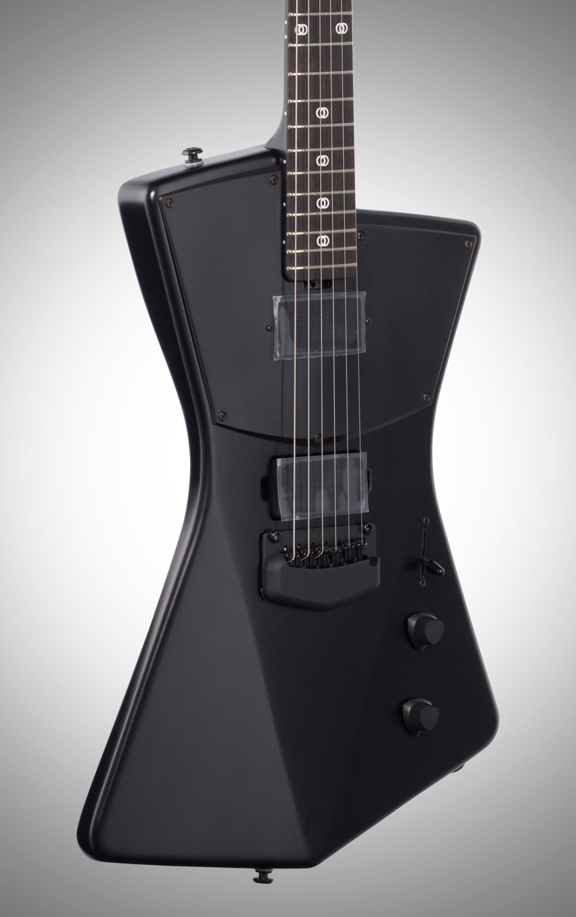 Ernie Ball Music Man St. Vincent HH Electric Guitar (with Case), Stealth Black