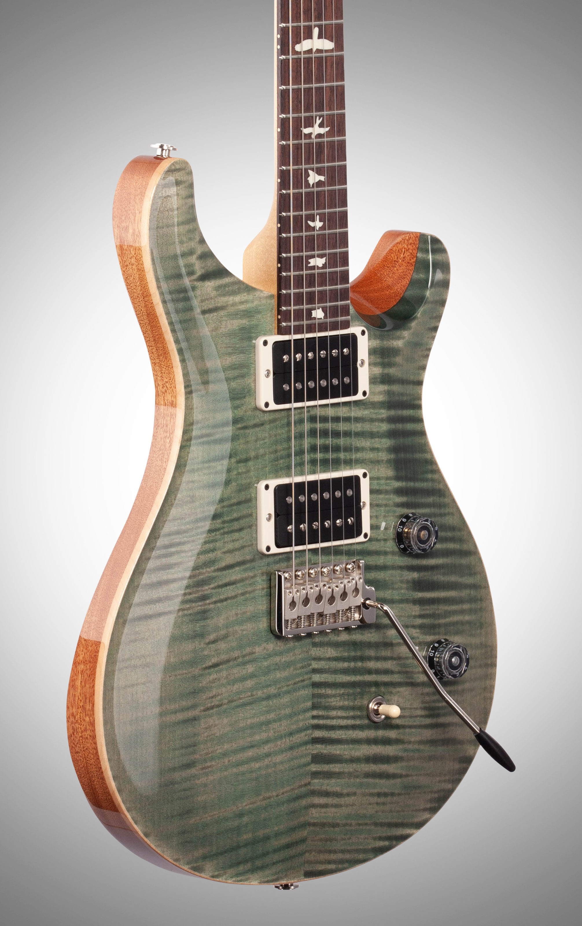 PRS Paul Reed Smith CE24 Electric Guitar (with Gig Bag), Trampas Green