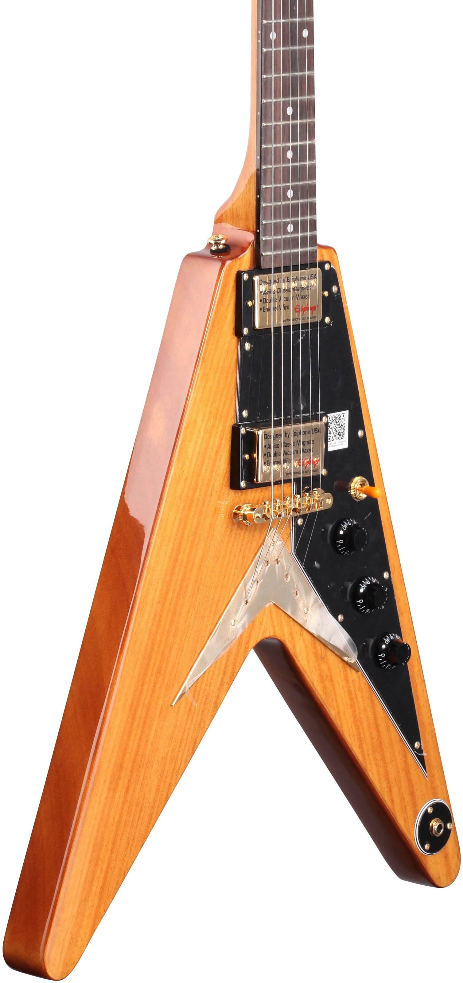Epiphone Exclusive 1958 Korina Flying V Electric Guitar | zZounds