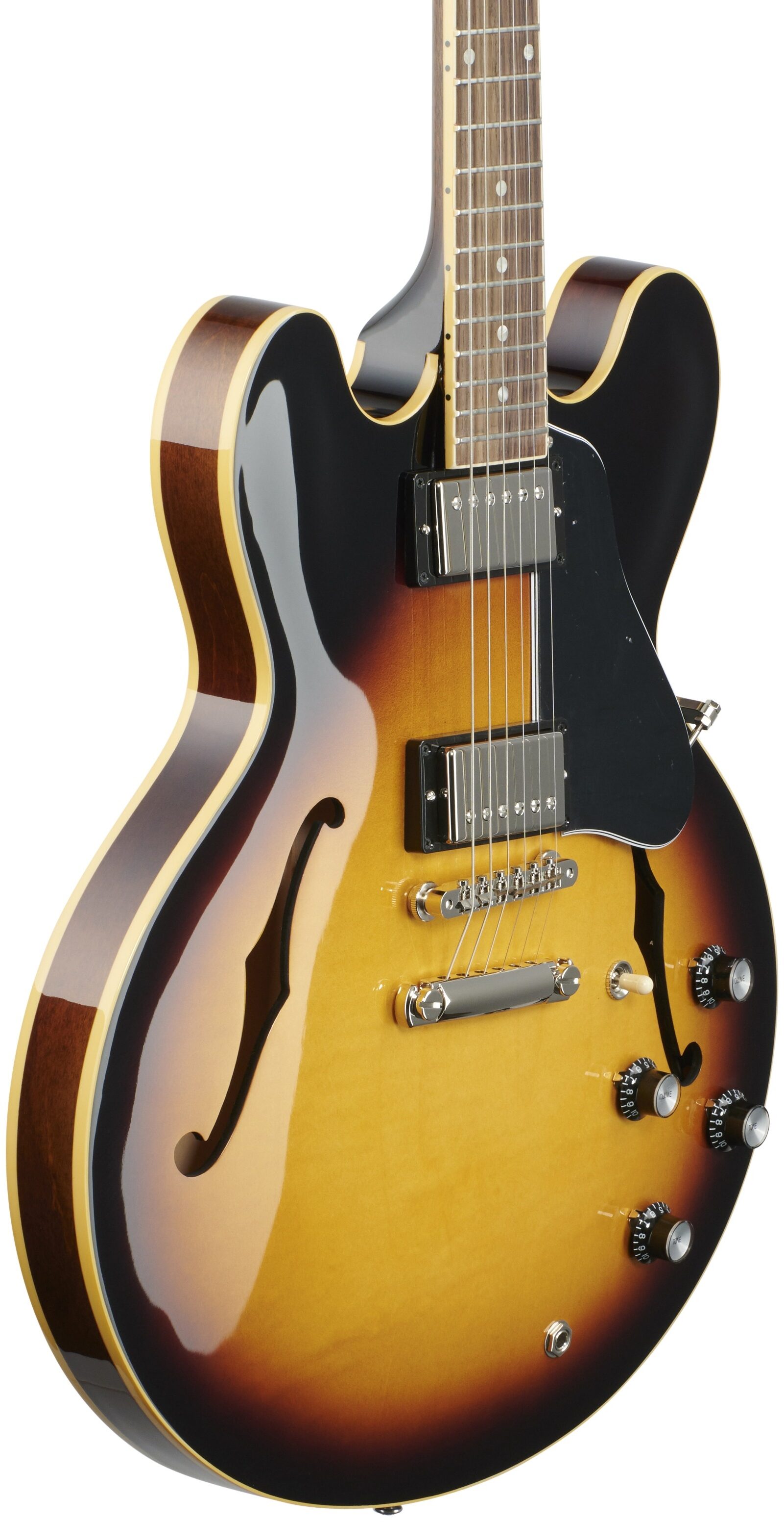 Gibson ES-335 Dot Electric Guitar (with Case), Vintage Burst, Blemished