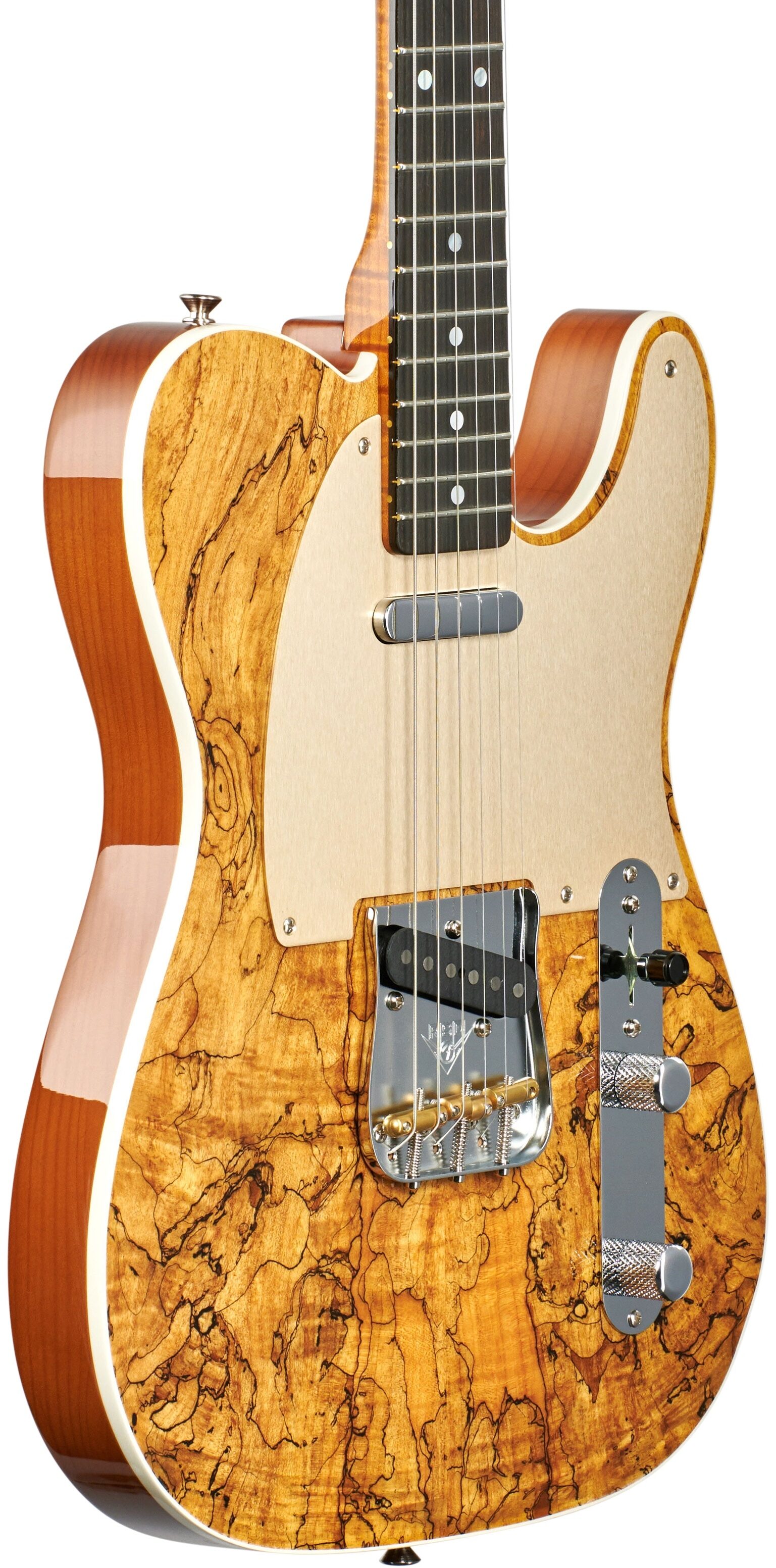 spalted maple tele